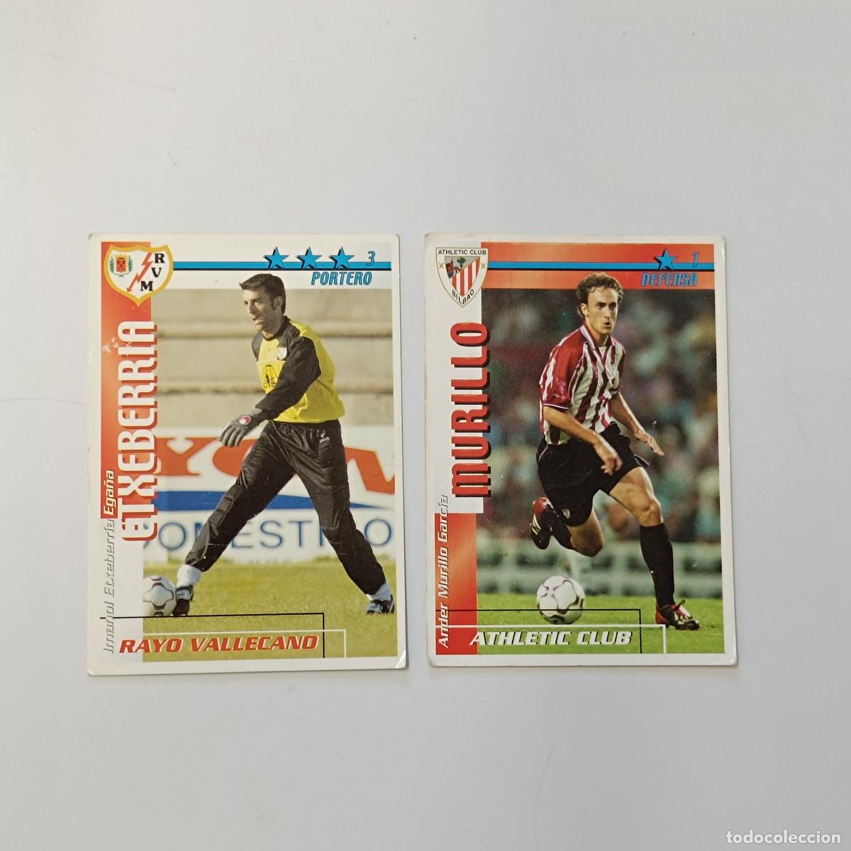 Figurine di Calcio: LOTE 2 MAGIC BOX INT. FUTBOL MATCH. MURILLO. ETXEBERRIA.