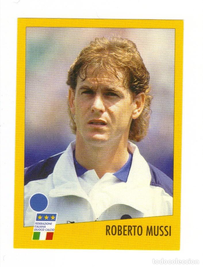 Cromos de f&uacute;tbol: Figurina Calciatori Merlin - Italia 90 - n.56 Roberto Mussi - Azzurri con IP