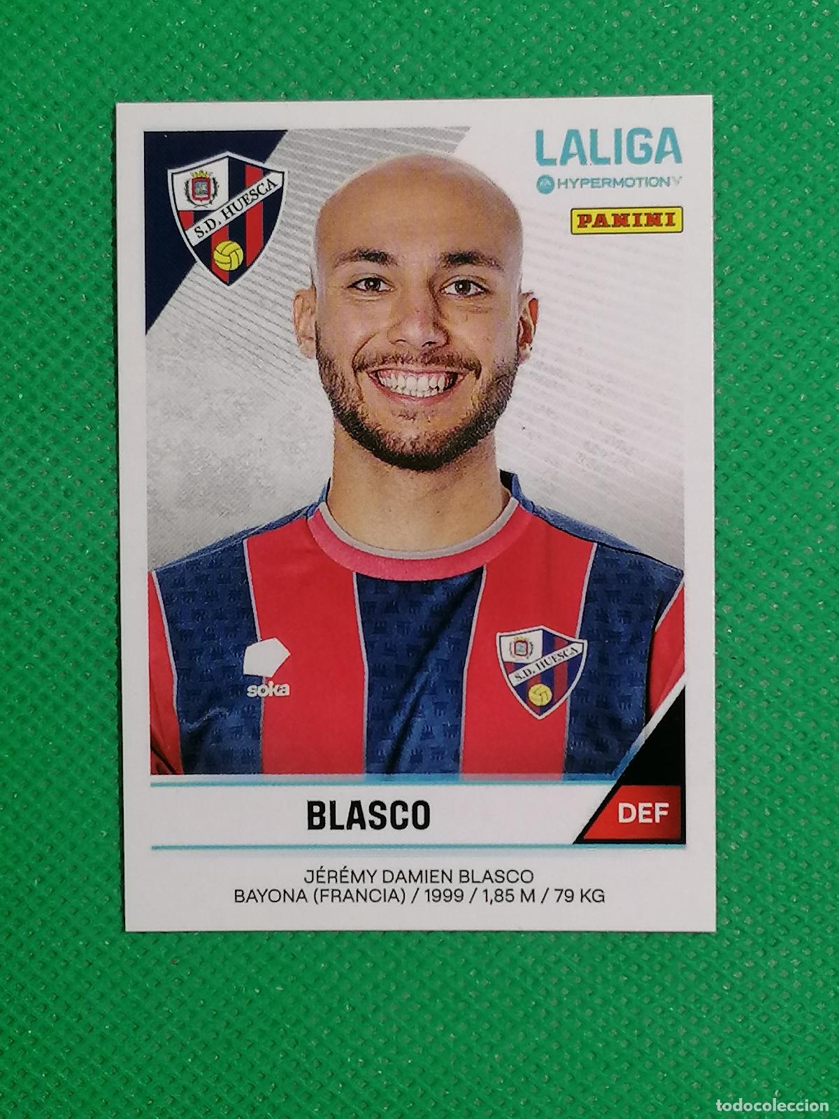 Cromos de f&uacute;tbol: 257 BLASCO HUESCA ⚽ PANINI LIGA HYPERMOTION 24 25 2024 2025 ⚽
