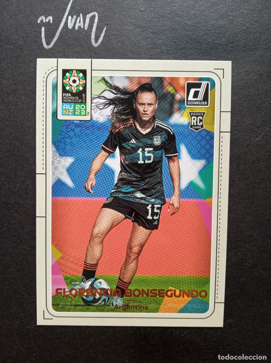 Cromos de f&uacute;tbol: 3 Rookie FLORENCIA BONSEGUNDO ARGENTINA MADRID CFF ⚽ Panini &reg; Donruss FIFA Women World Cup 2023