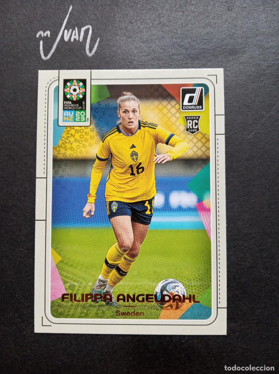 Football Stickers: 171 Rookie ANGELDAHL SUECIA REAL MADRID CF SWEDEN ⚽ Panini &reg; Donruss FIFA Women World Cup 2023 NUEVO
