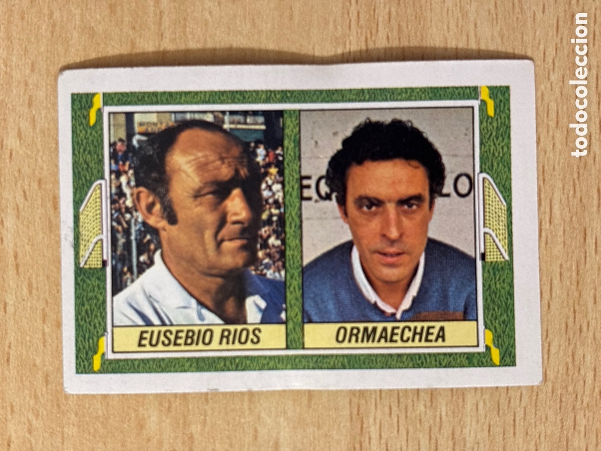 Cromos de f&uacute;tbol: R&iacute;os / Ormaechea Ed. Este 84-85 sin pegar buen estado - Foto 1