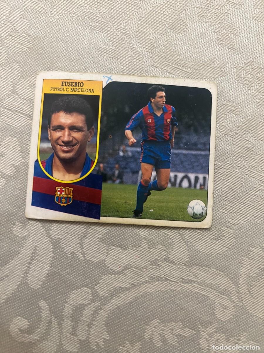 Cromos de f&uacute;tbol: EUSEBIO BARCELONA ESTE 91 92 1991 1992 - Foto 1