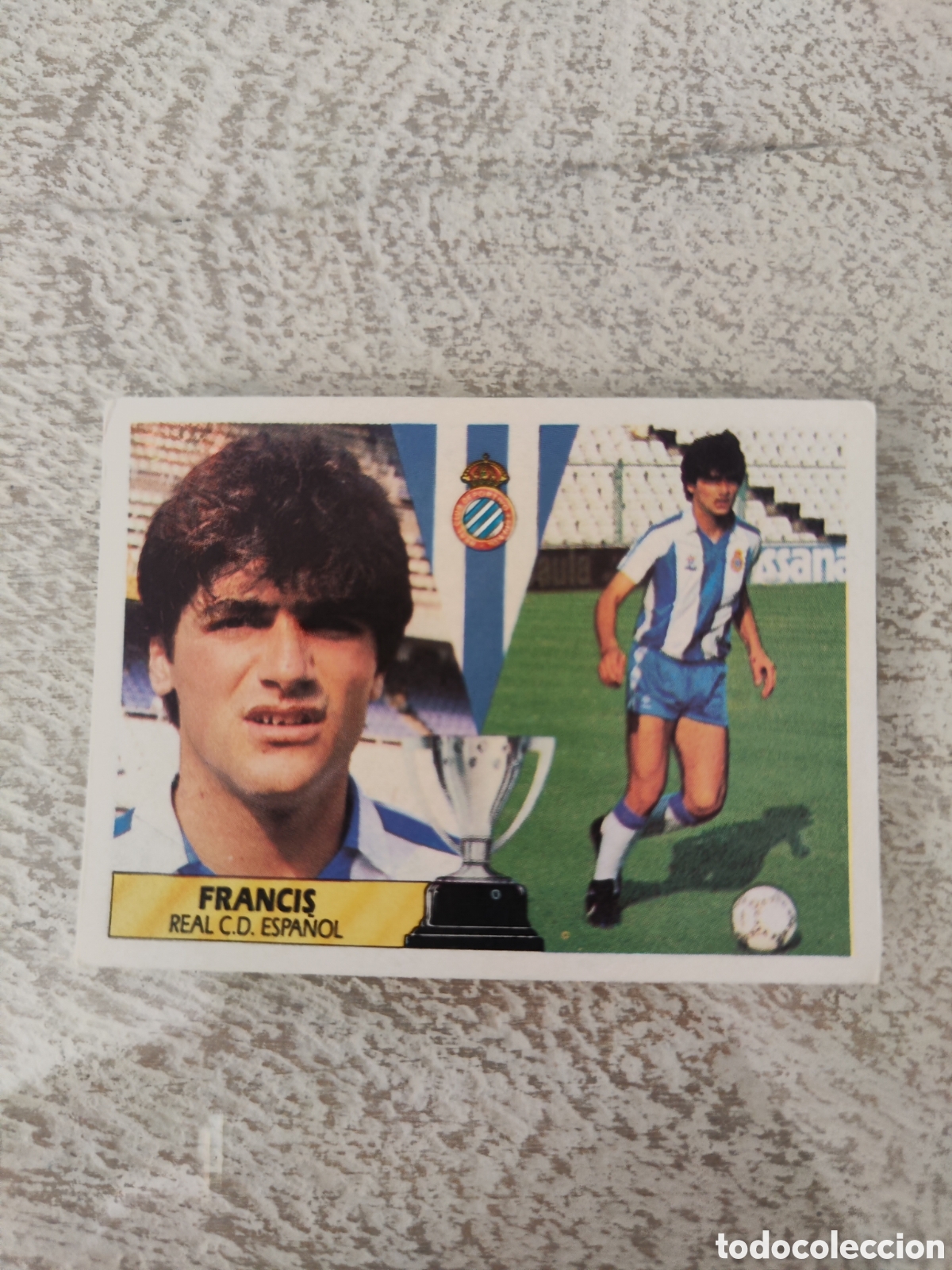 Cromos de f&uacute;tbol: Este 87 88 sin pegar Espa&ntilde;ol Francis - Foto 1