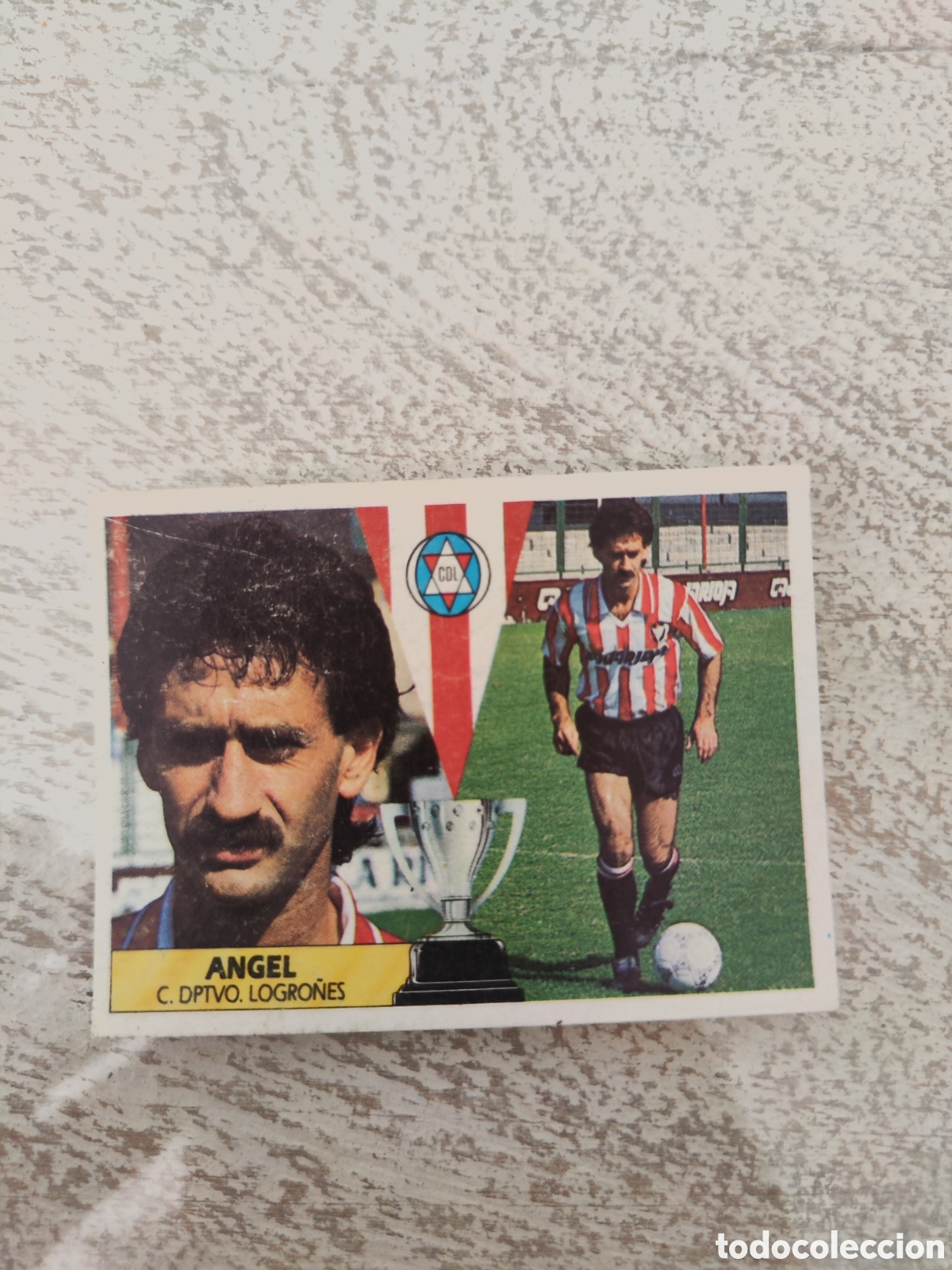 Cromos de f&uacute;tbol: Este 87 88 sin pegar Logro&ntilde;&eacute;s &Aacute;ngel - Foto 1