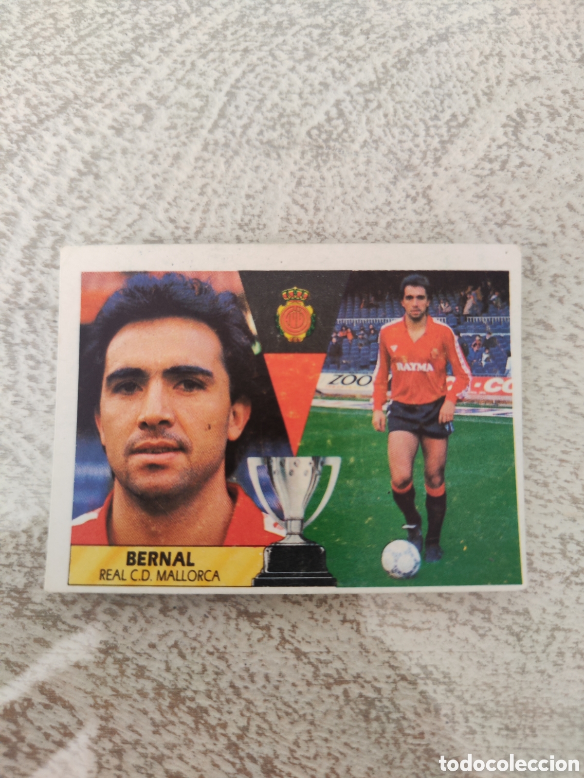 Cromos de f&uacute;tbol: Este 87 88 sin pegar Mallorca Bernal - Foto 1