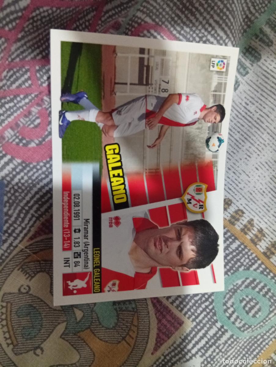 Football Stickers: LIGA ESTE 2013 - 14 . GALEANO 6 B . RAYO VALLECANO ... CROMO DESCATALOGADO - LEER ANUNCIO