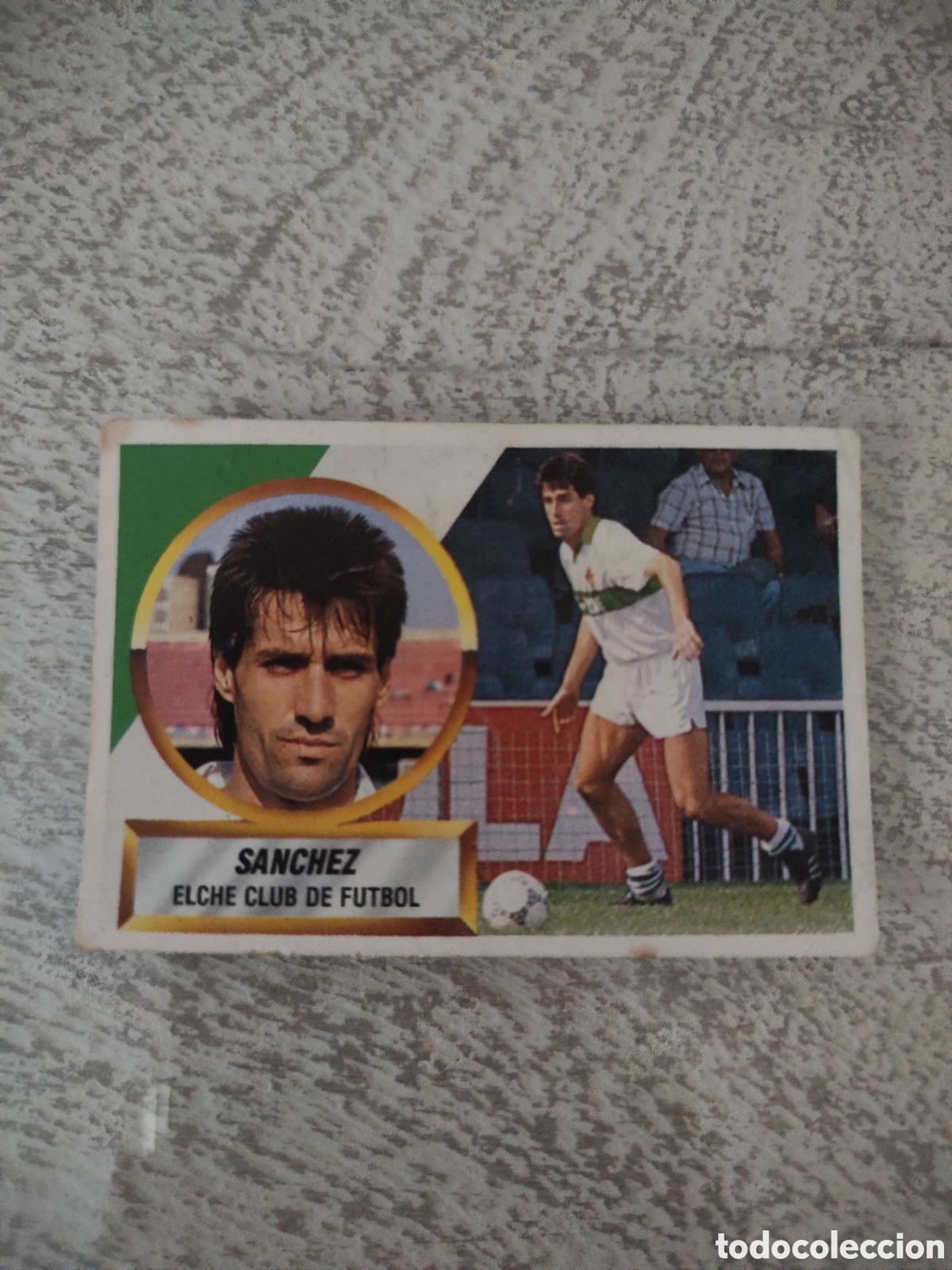 Cromos de f&uacute;tbol: Este 88 89 sin pegar Elche 3 S&aacute;nchez con defecto - Foto 1