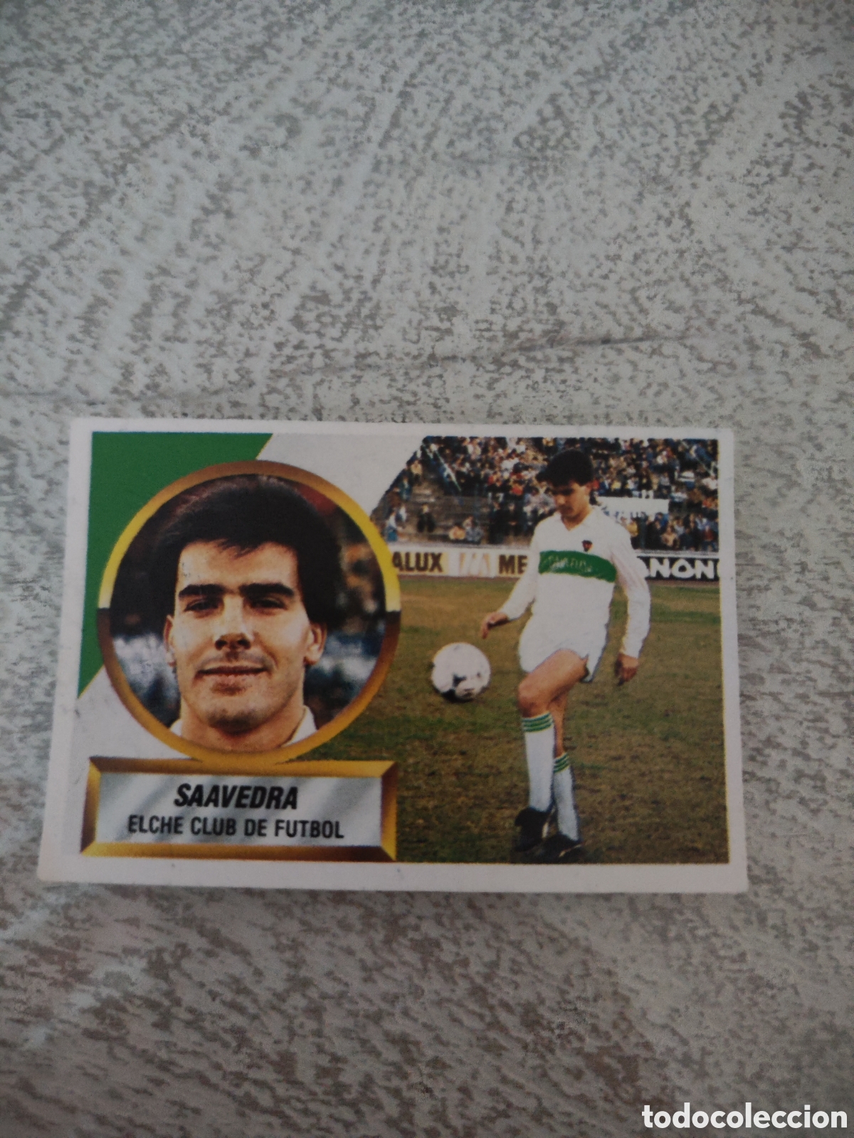 Cromos de f&uacute;tbol: Este 88 89 sin pegar Elche 14 Saavedra - Foto 1