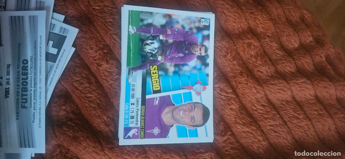 Cromos de f&uacute;tbol: Sergio celta este 2013 2014 13 14 sin pegar - Foto 1