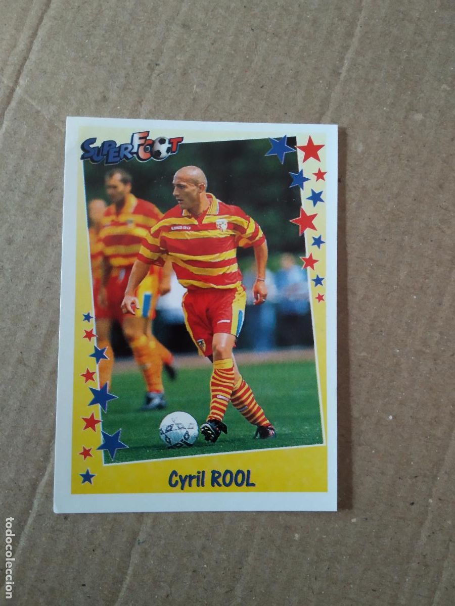 Figurine di Calcio: 80 CYRIL ROOL CROMO FUTBOL PANINI SUPERFOOT 98-99 LIGA FRANCIA 1998-1999 LIGUE 1