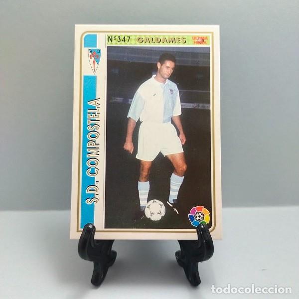 Cromos de f&uacute;tbol: N&ordm; 347 UH GALDAMES SD COMPOSTELA FICHA LAS FICHAS DE LA LIGA MUNDICROMO 1994 1995 94 95 &Uacute;LTIMA HORA