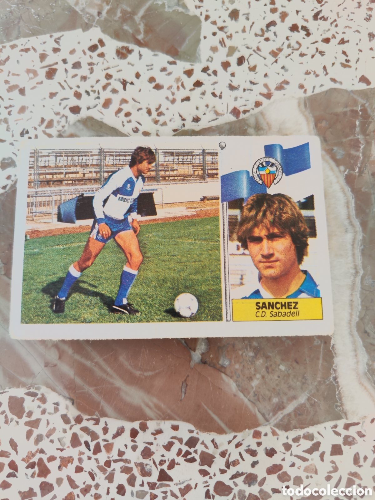 Cromos de f&uacute;tbol: Este 86 87 sin pegar Sabadell S&aacute;nchez - Foto 1