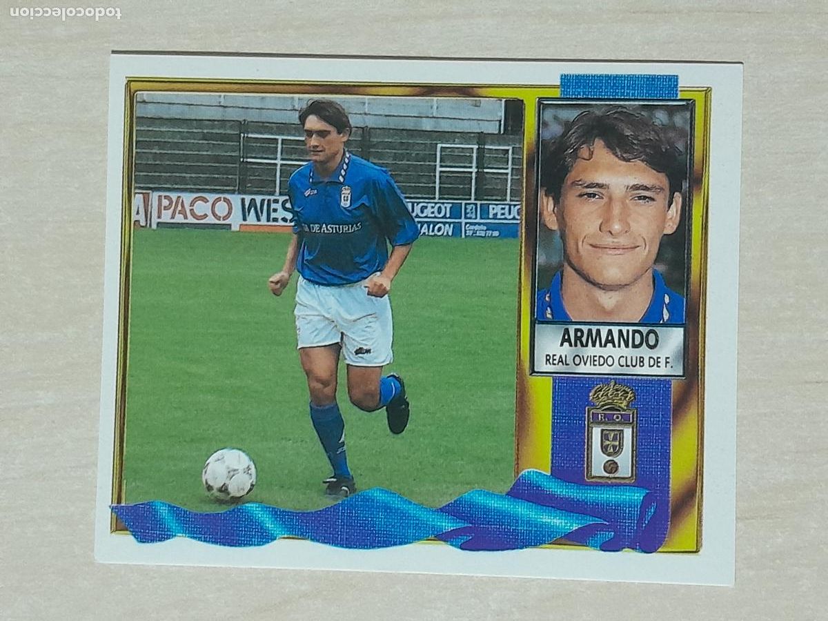 Football Stickers: CROMO ARMANDO - ESTE 1995 96 - 95 96 - CROMO SIN PEGAR - REAL OVIEDO