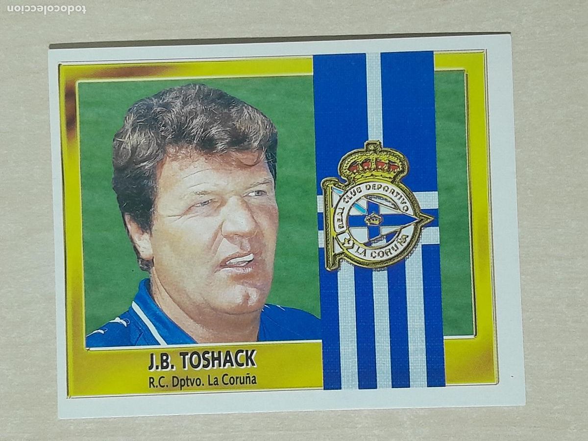Cromos de Futebol: CROMO TOSHACK - ESTE 1995 96 - 95 96 - CROMO SIN PEGAR - DEPORTIVO DE LA CORU&Ntilde;A