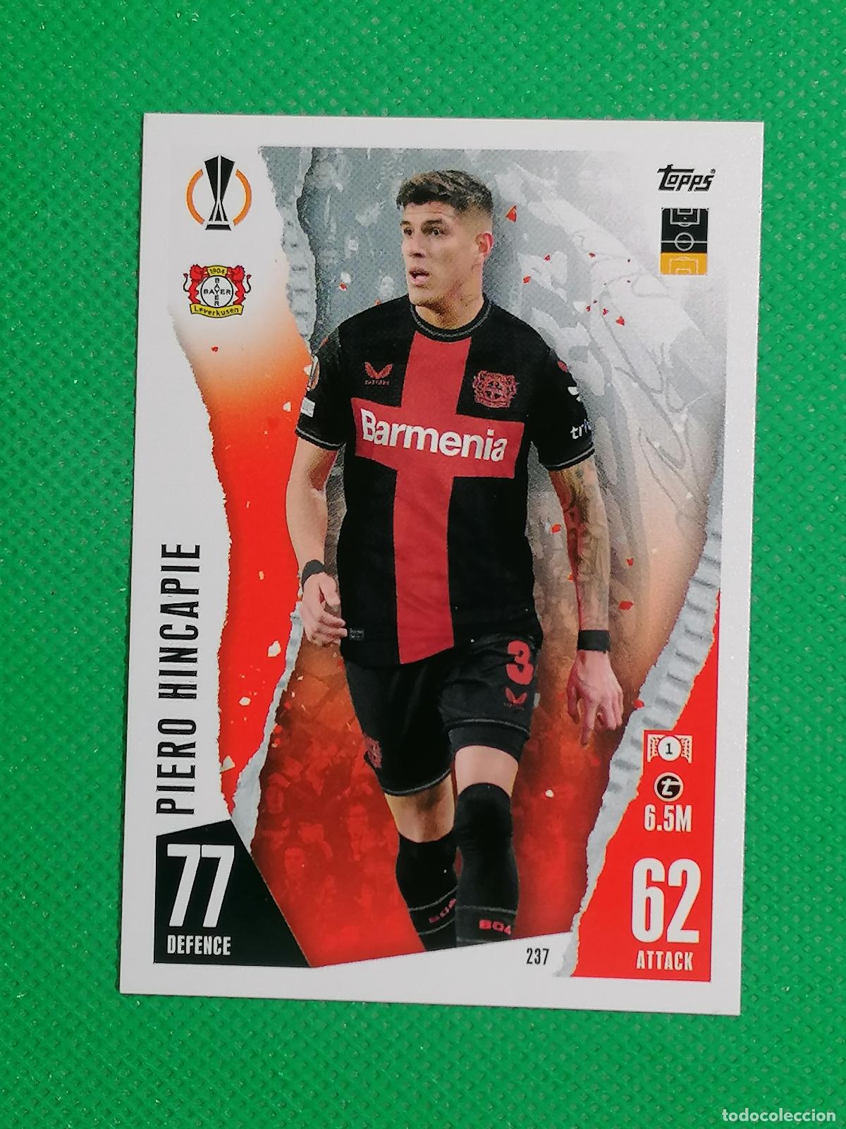 Cromos de F&uacute;tbol: 237 PIERO HINCAPIE LEVERKUSEN ⚽ TOPPS MATCH ATTAX 2023 2024 23 24 ⚽