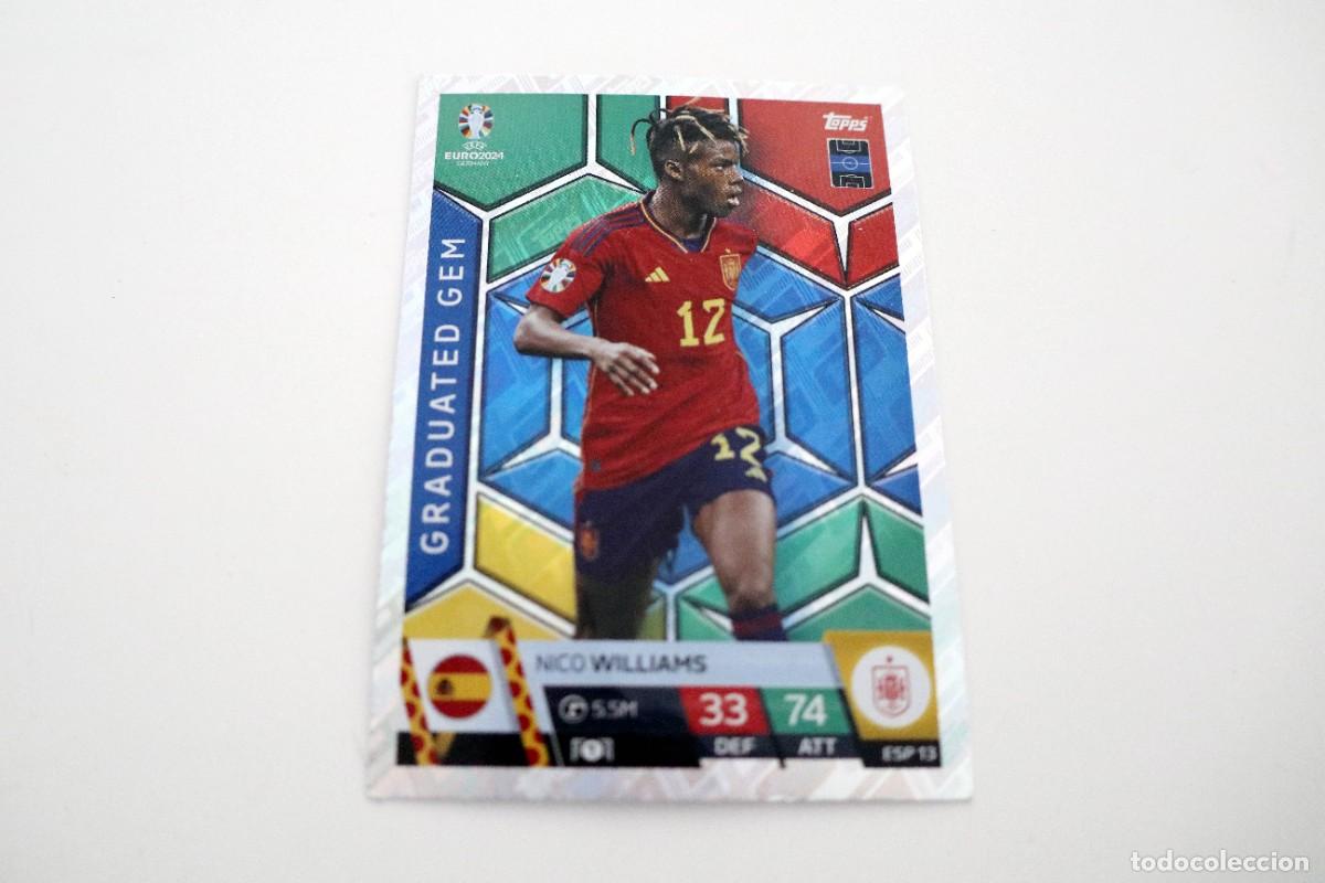 Cromos de f&uacute;tbol: Cromo Graduated Gem Nico Williams - Foto 1