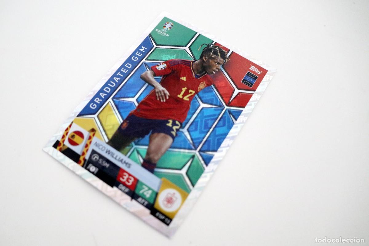 Cromos de f&uacute;tbol: Cromo Graduated Gem Nico Williams - Foto 2