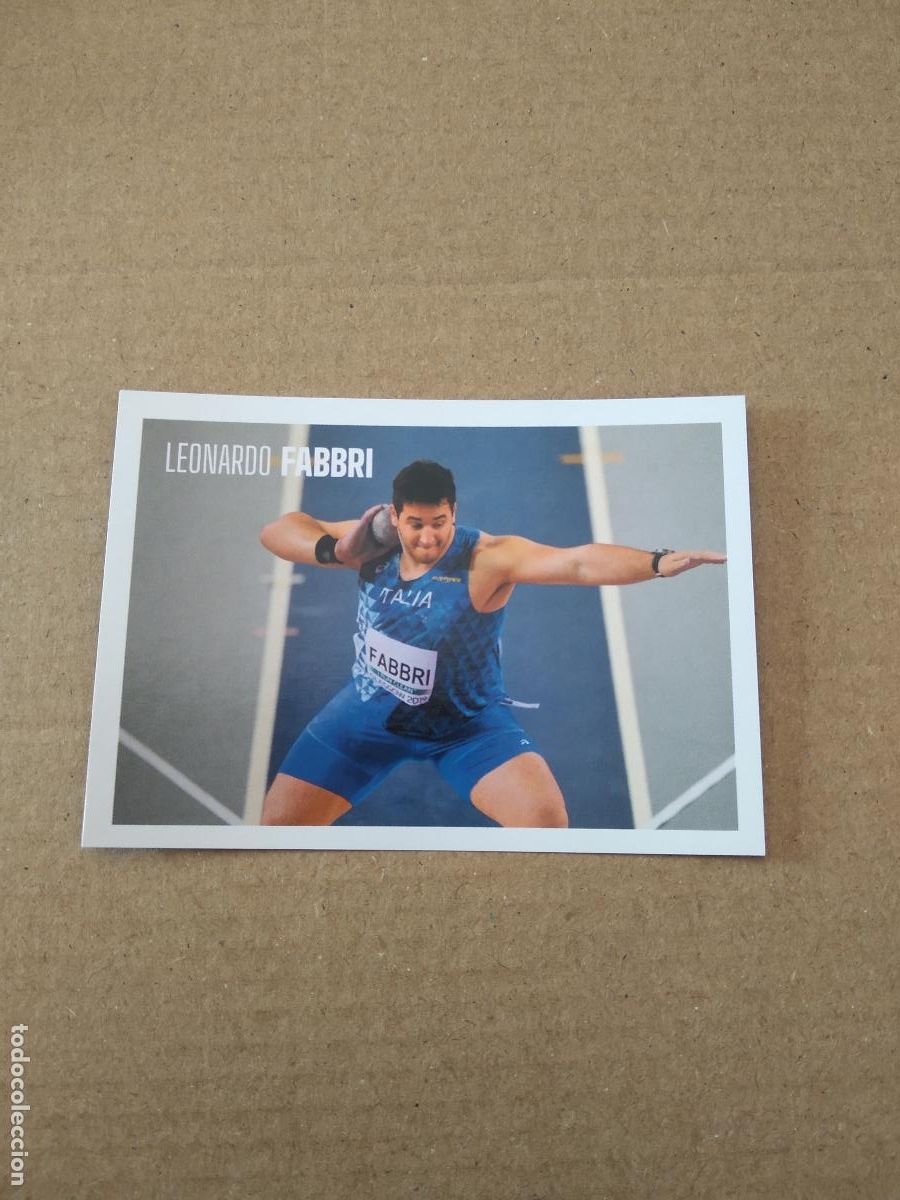 Cromos de f&uacute;tbol: 31 LEONARDO FABBRI CROMO SUPER CHAMPS ITALIA 2021 ESSELUNGA JJOO JUEGOS OLIMPICOS