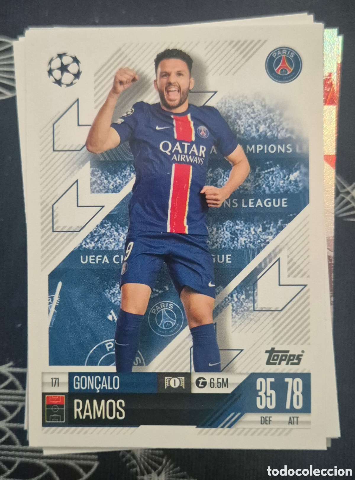 Cromos de Futebol: 171 ramos psg topps match attax 25