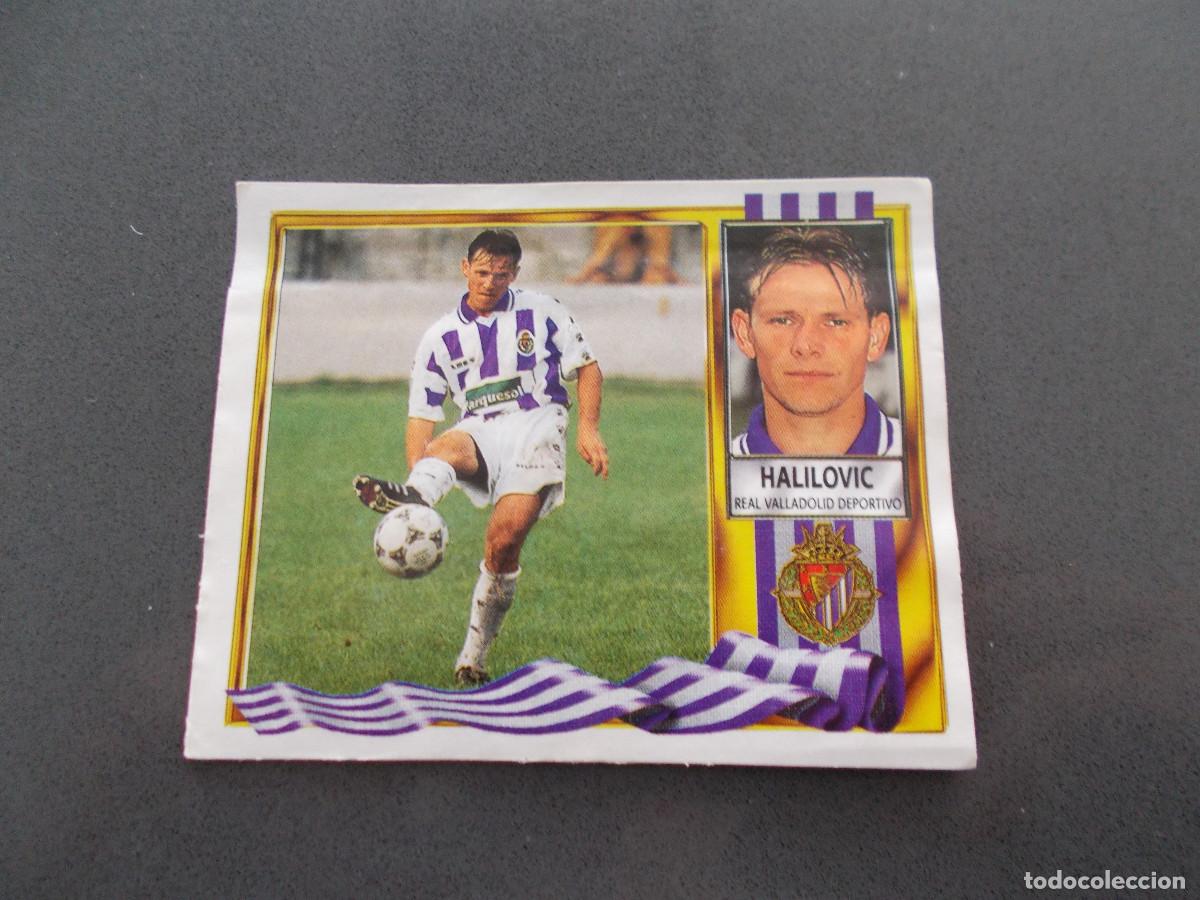Cromos de f&uacute;tbol: ESTE 95-96 COLOCA HALILOVIC VALLADOLID VENTANILLA - Foto 1