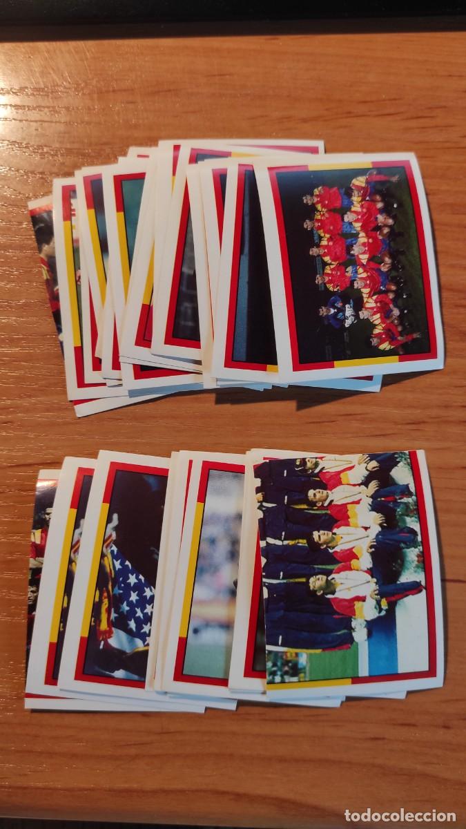 Cromos de Futebol: Lote 24 cromos Mundicromo Sport Espa&ntilde;a 94 campeonato mundial USA