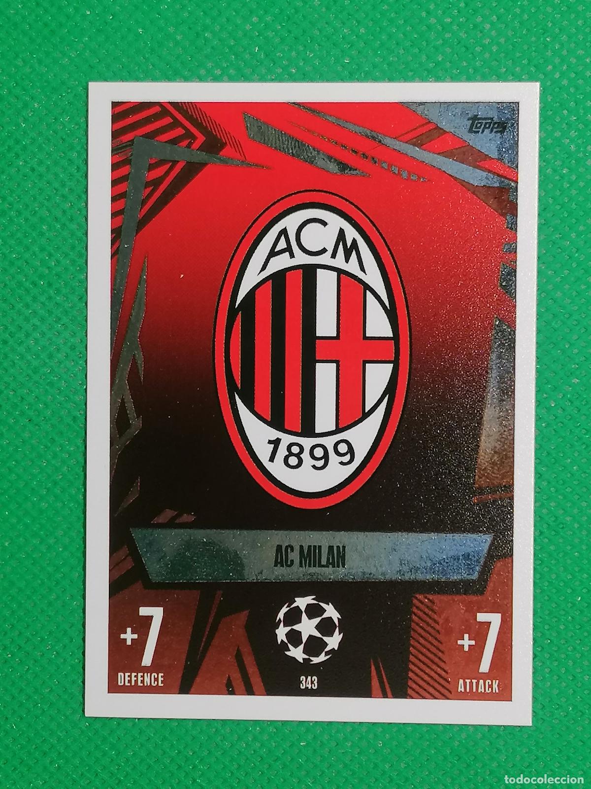 Cromos de f&uacute;tbol: 343 ESCUDO MILAN ⚽ TOPPS MATCH ATTAX 2023 2024 23 24 ⚽