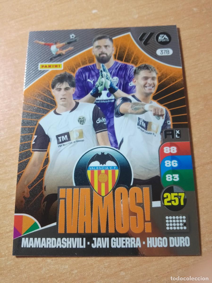 Cromos de F&uacute;tbol: 378 VAMOS VALENCIA 2024 2025 ADRENALYN XL 24 25 PANINI