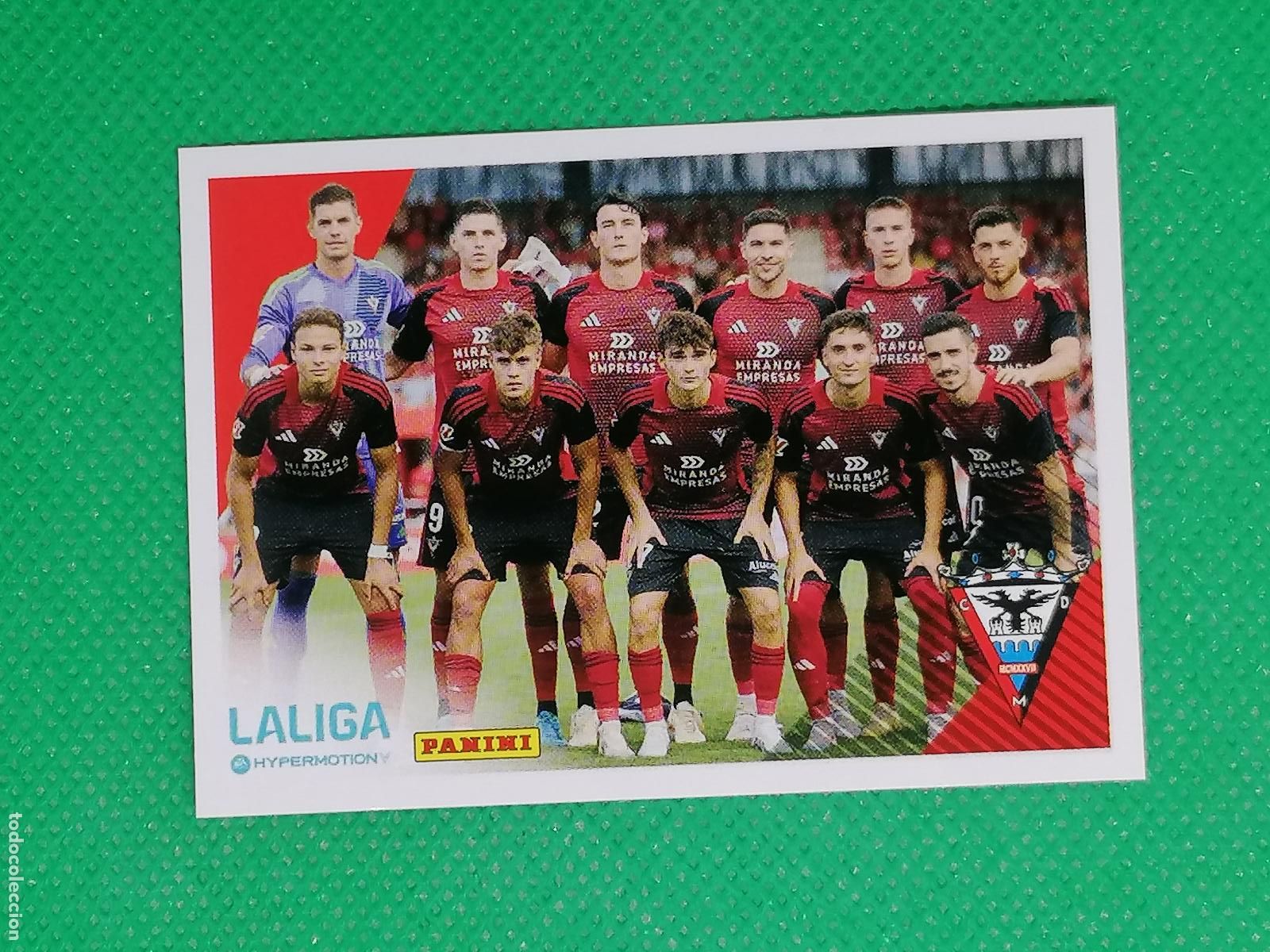 Cromos de F&uacute;tbol: 307 PLANTILLA MIRANDES ⚽ PANINI LIGA HYPERMOTION 24 25 2024 2025 ⚽