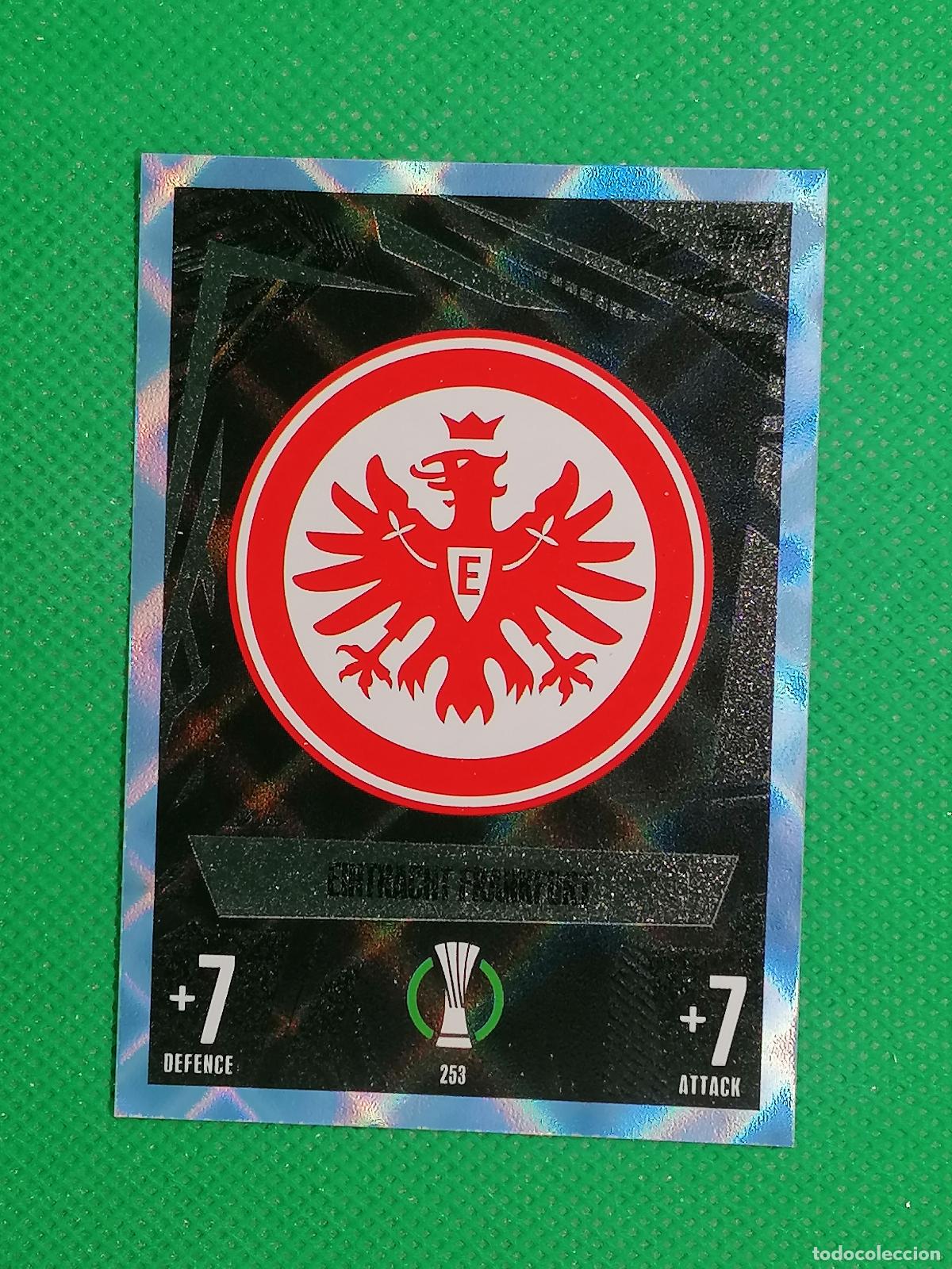 Cromos de f&uacute;tbol: 253 ESCUDO EINTRACHT PARALELA CRYSTAL ⚽ TOPPS MATCH ATTAX 2023 2024 23 24 ⚽