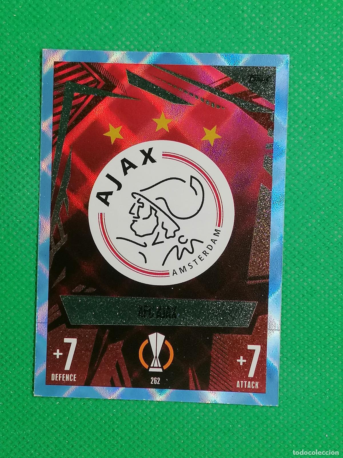 Cromos de F&uacute;tbol: 262 ESCUDO AJAX PARALELA CRYSTAL ⚽ TOPPS MATCH ATTAX 2023 2024 23 24 ⚽