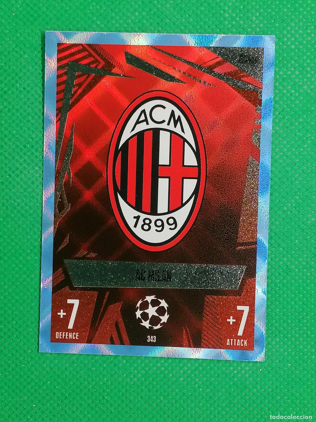 Cromos de F&uacute;tbol: 343 ESCUDO MILAN PARALELA CRYSTAL ⚽ TOPPS MATCH ATTAX 2023 2024 23 24 ⚽