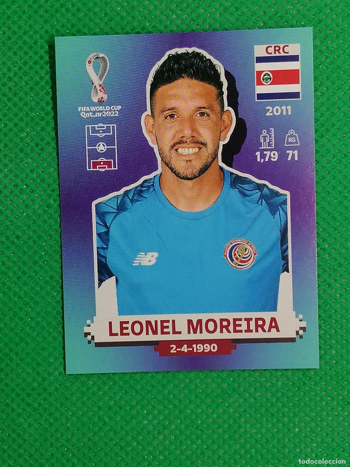 Cartes &agrave; collectionner de Football: CRC 4 CRC4 LEONEL MOREIRA COSTA RICA ⚽ PANINI MUNDIAL WORLD CUP QATAR 2022 STICKER ⚽