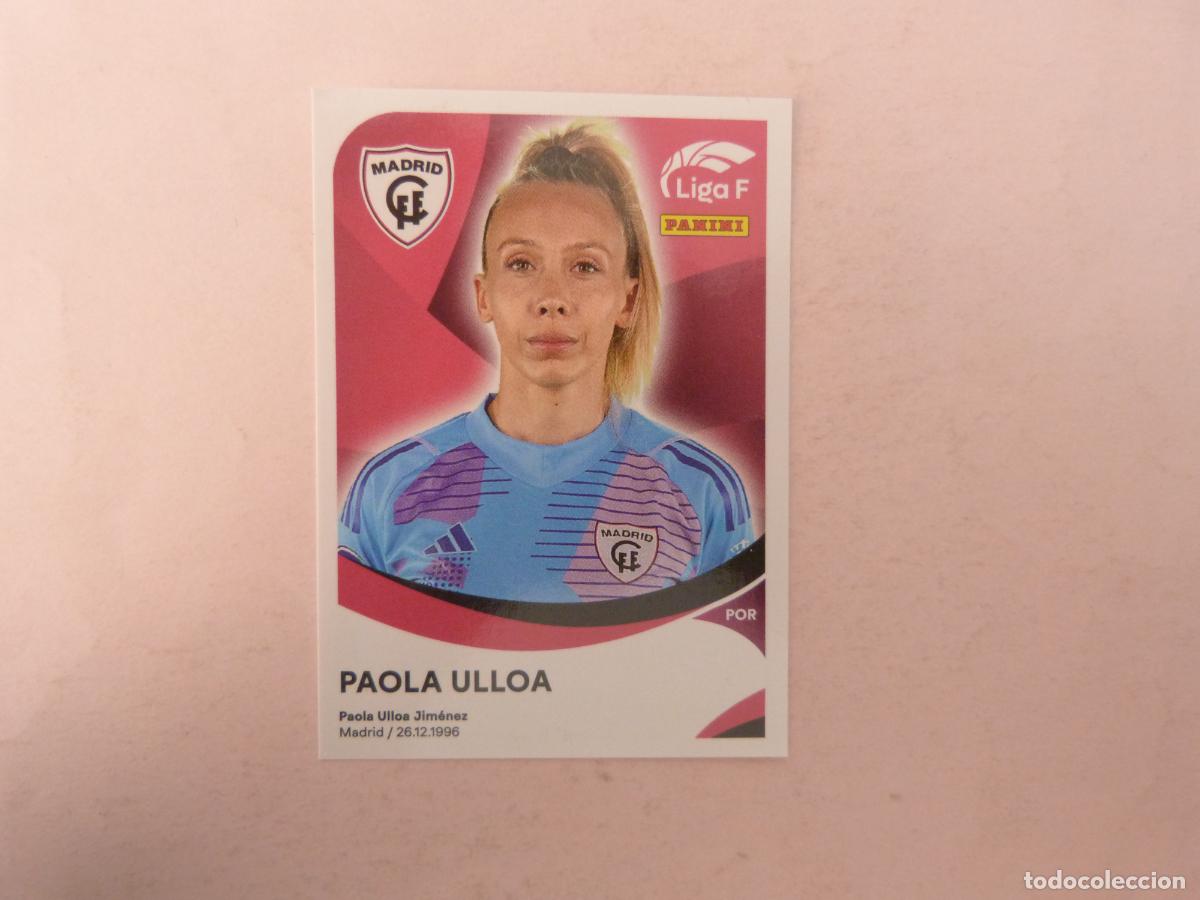 Figurine di Calcio: CROMO DE FUTBOL ULLOA MADRID C.F.F. SIN PEGAR N&ordm; 224 LIGA FEMENINA 2024-2025/24-25 PANINI