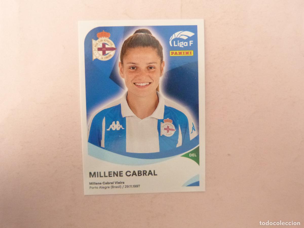 Figurine di Calcio: CROMO DE FUTBOL CABRAL DEPORTIVO LA CORU&Ntilde;A SIN PEGAR N&ordm; 120 LIGA FEMENINA 2024-2025/24-25 PANINI
