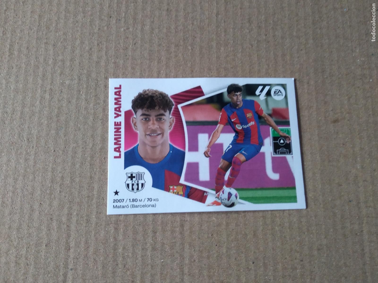Cromos de F&uacute;tbol: 20 LAMINE YAMAL BARCELONA BAR&Ccedil;A CROMO FUTBOL PANINI LIGA 2024-2025 EDICIONES ESTE 24-25