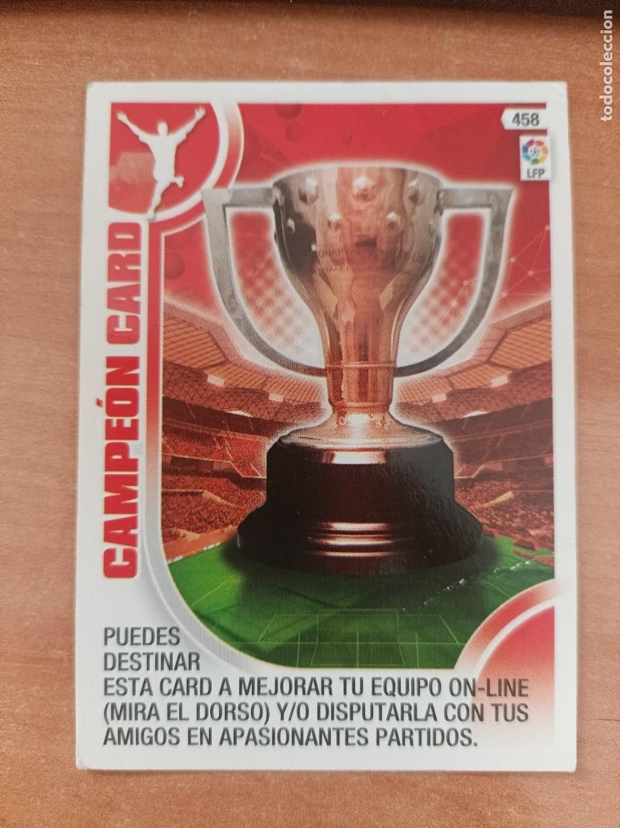 Cromos de F&uacute;tbol: campeon card, adrenalyn 13 14