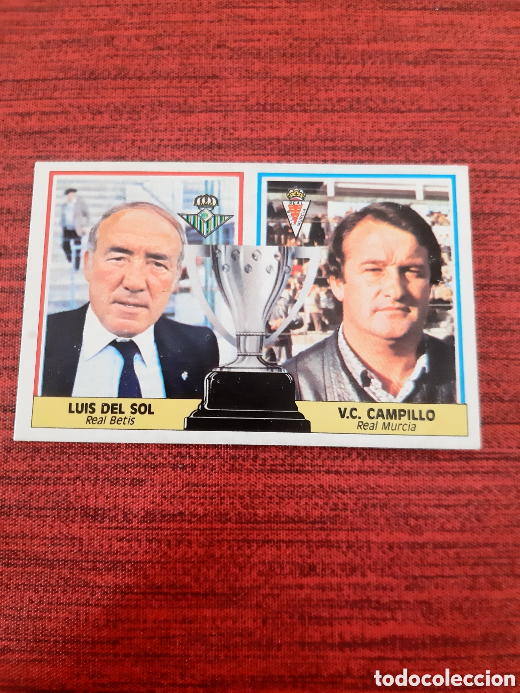 Cromos de f&uacute;tbol: LUIS DEL SOL / CAMPILLO.. SIN PEGAR.. ESTE 1986 1987 #2 - Foto 1