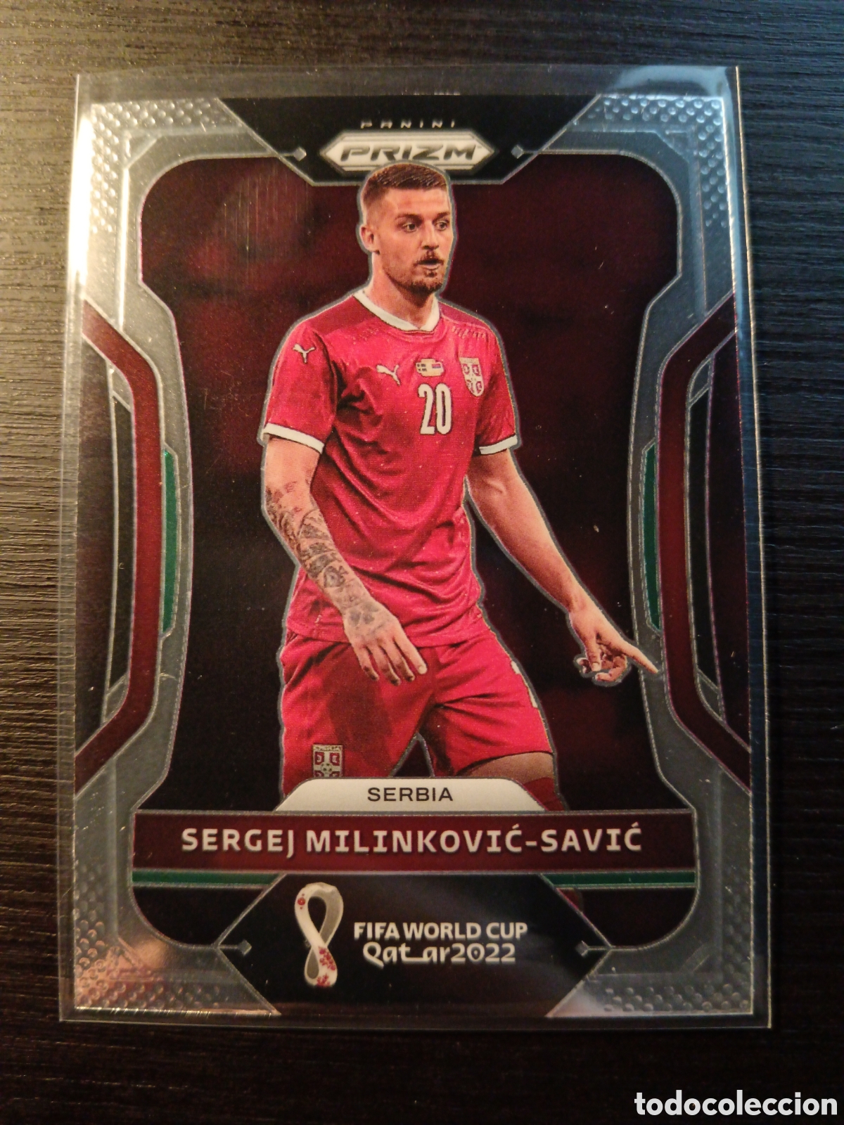 Fu&szlig;ball-Sticker: Sergej Milinkovic Savic. Serbia Prizm Mundial Qatar 2022