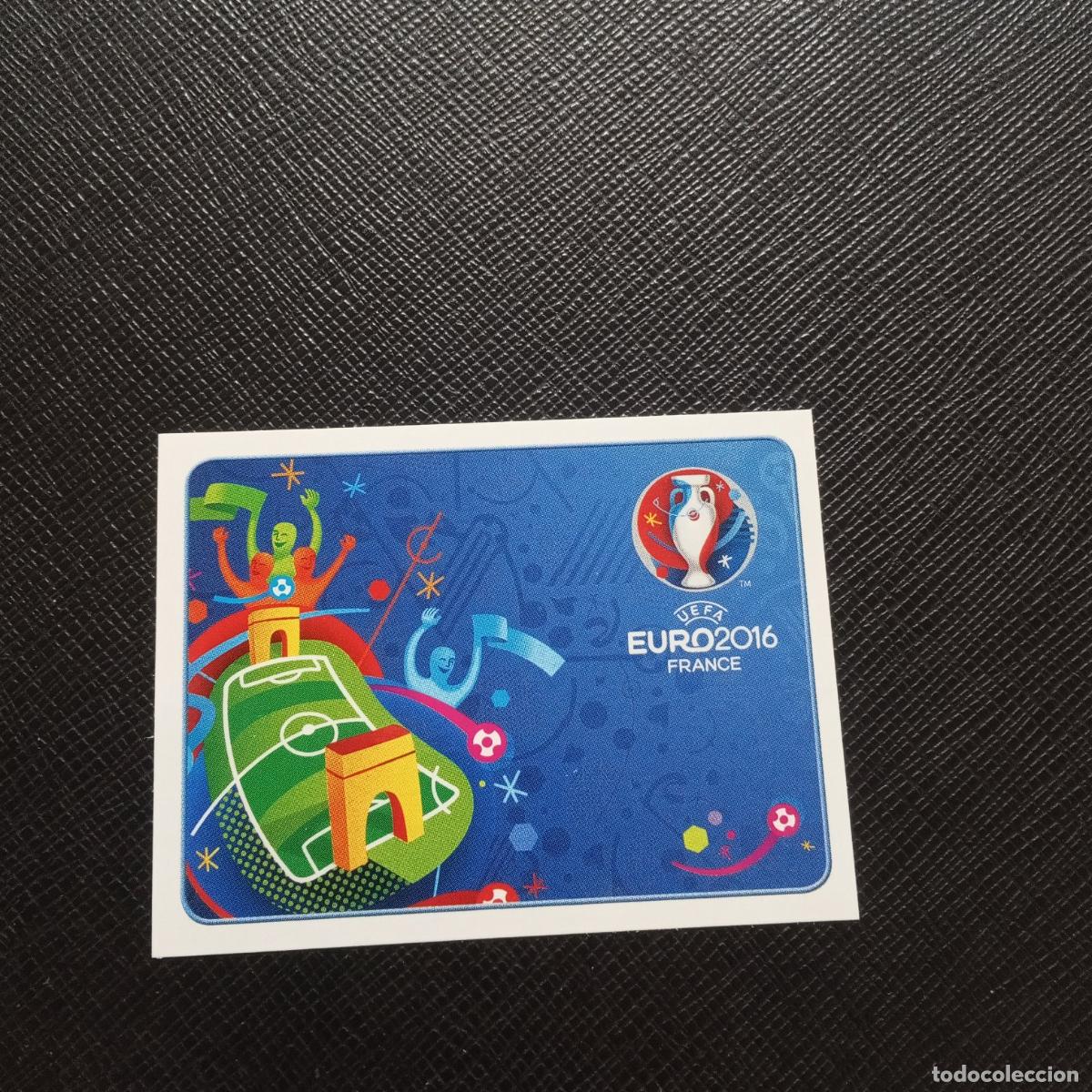 Cromos de f&uacute;tbol: 8 LOGO PANINI EURO EUROCOPA FRANCIA 2016 CROMO FUTBOL 16 - SIN PEGAR -