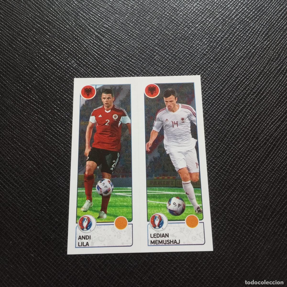 Cromos de f&uacute;tbol: 93 LILA MEMUSHAJ ALBANIA PANINI EURO EUROCOPA FRANCIA 2016 CROMO FUTBOL 16 - SIN PEGAR -
