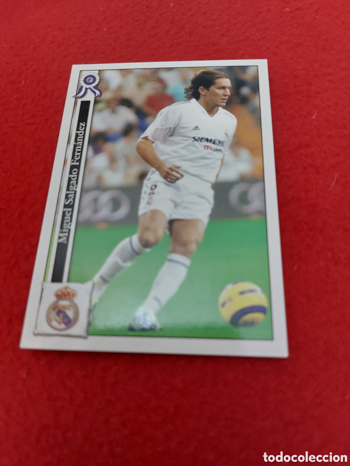 Cromos de f&uacute;tbol: Salgado 34 real madrid - Foto 1
