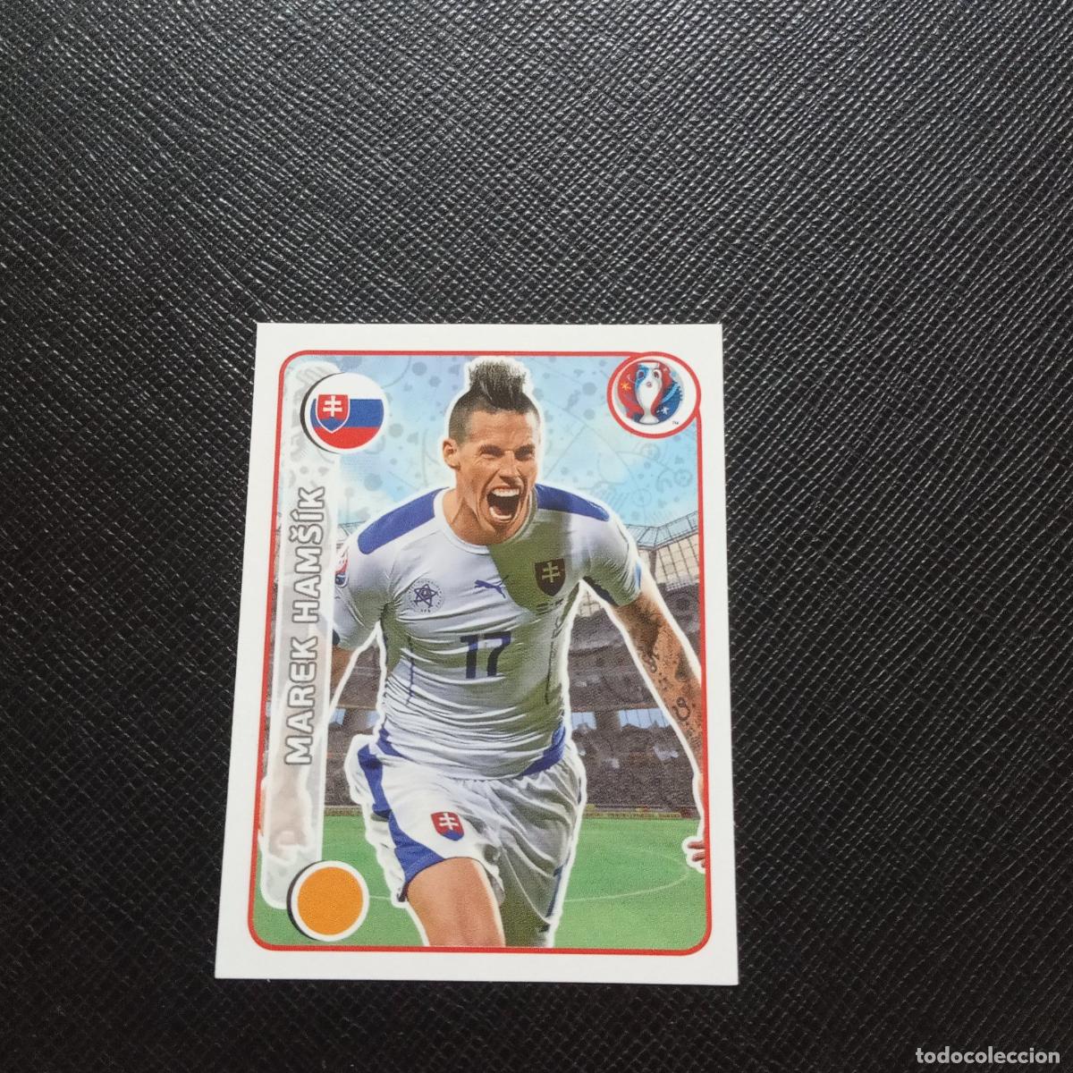 Cromos de f&uacute;tbol: 207 HAMSIK ESLOVAQUIA PANINI EURO EUROCOPA FRANCIA 2016 CROMO FUTBOL 16 - SIN PEGAR - X2