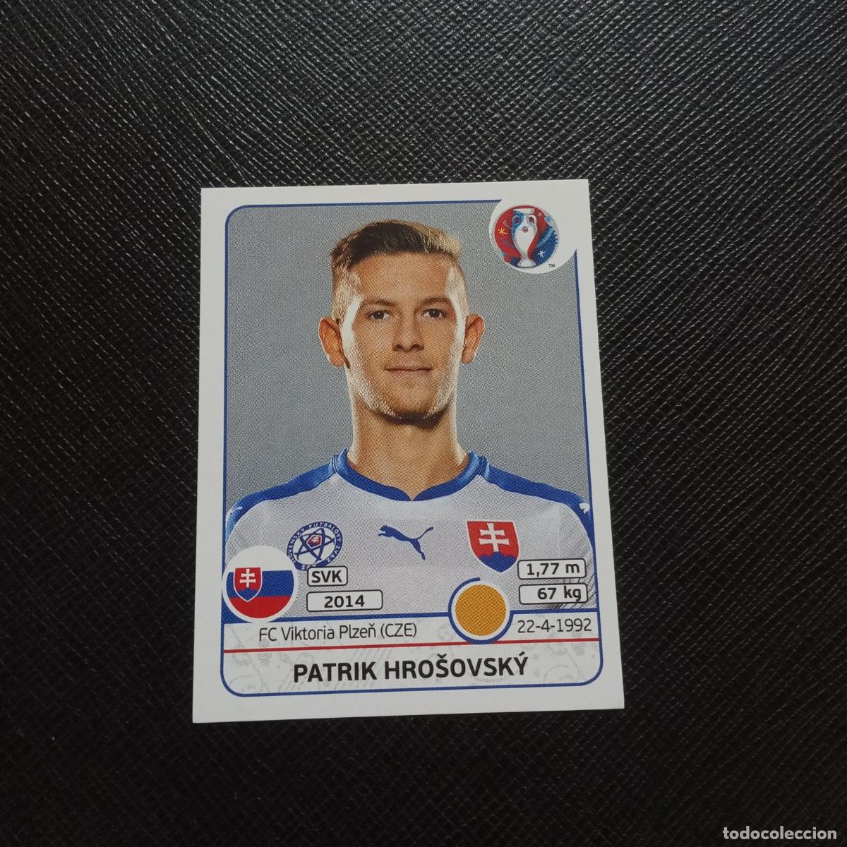 Fu&szlig;ball-Sticker: 221 HROSOVSKY ESLOVAQUIA PANINI EURO EUROCOPA FRANCIA 2016 CROMO FUTBOL 16 - SIN PEGAR - X2
