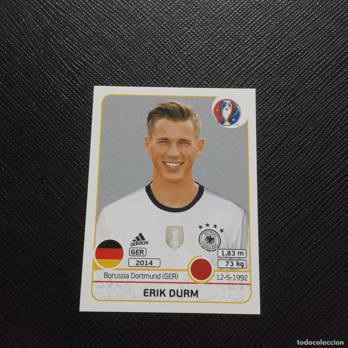 Figurine di Calcio: 247 ERIK DURUN ALEMANIA PANINI EURO EUROCOPA FRANCIA 2016 CROMO FUTBOL 16 - SIN PEGAR - X2