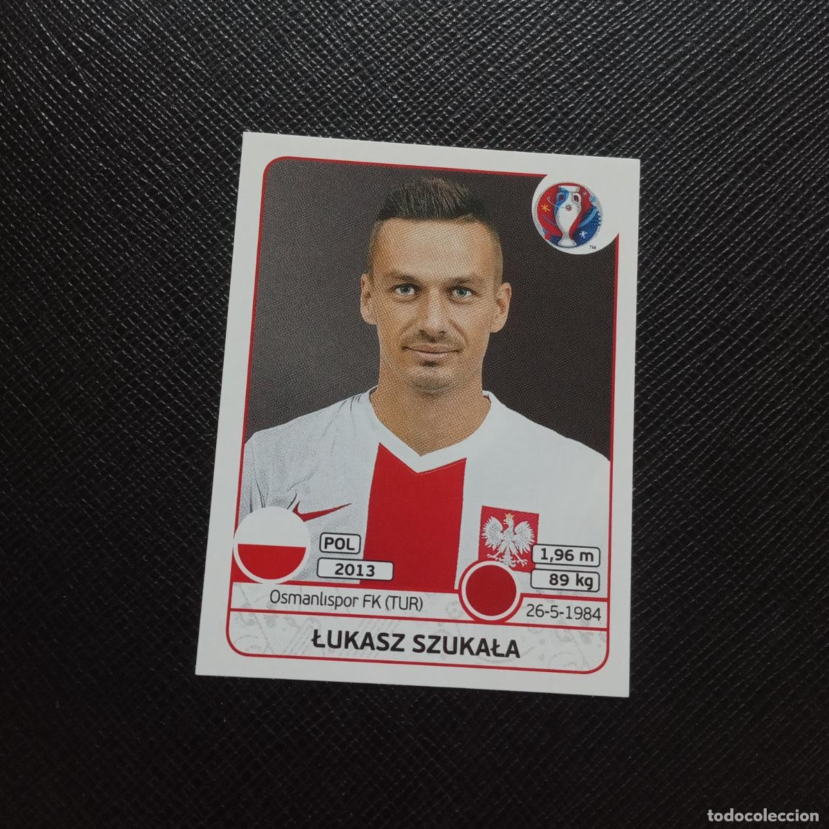 Cromos de f&uacute;tbol: 298 SZUKALA POLONIA PANINI EURO EUROCOPA FRANCIA 2016 CROMO FUTBOL 16 - SIN PEGAR - X2