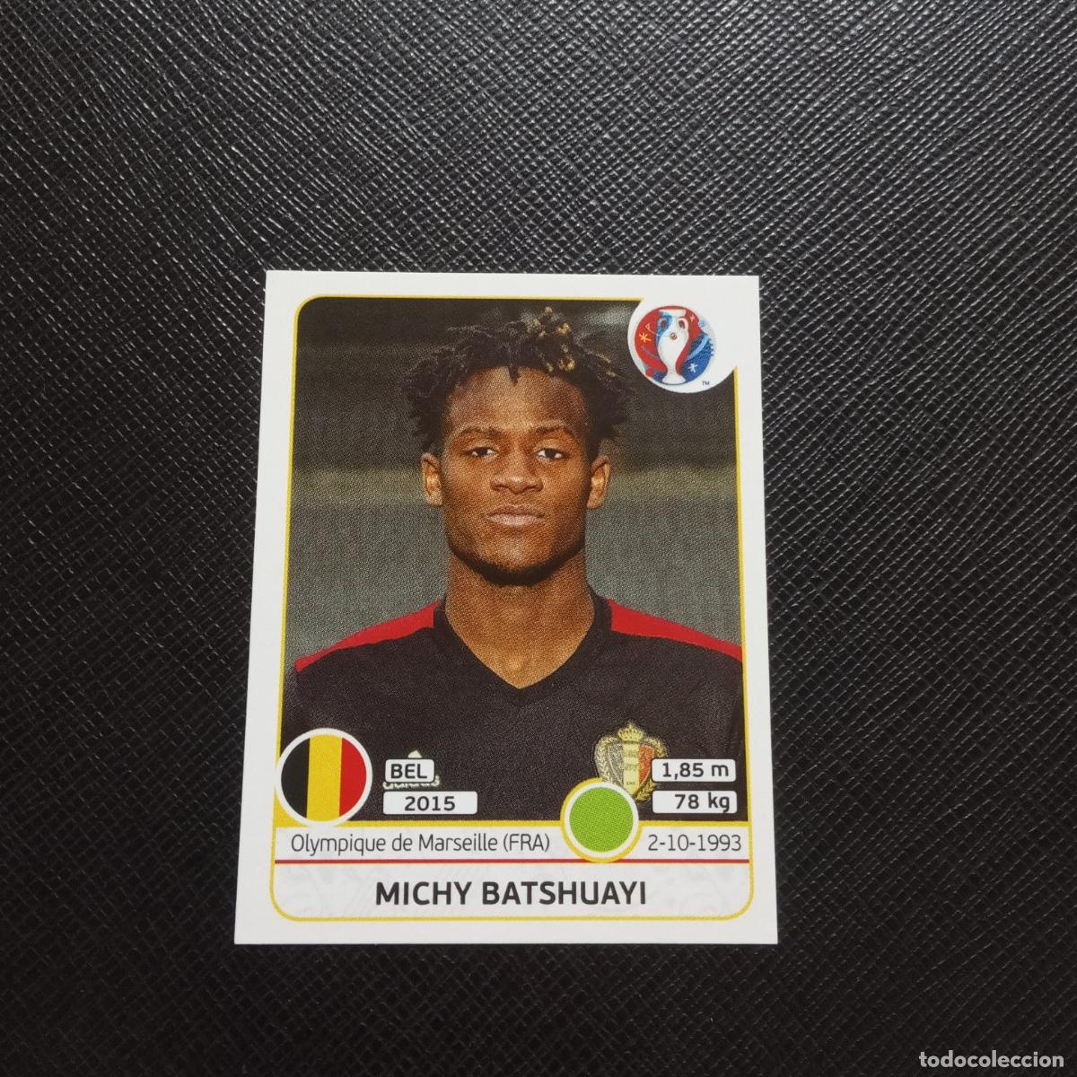 Figurine di Calcio: 483 BATSHUAYI BELGICA PANINI EURO EUROCOPA FRANCIA 2016 CROMO FUTBOL 16 - SIN PEGAR - X2