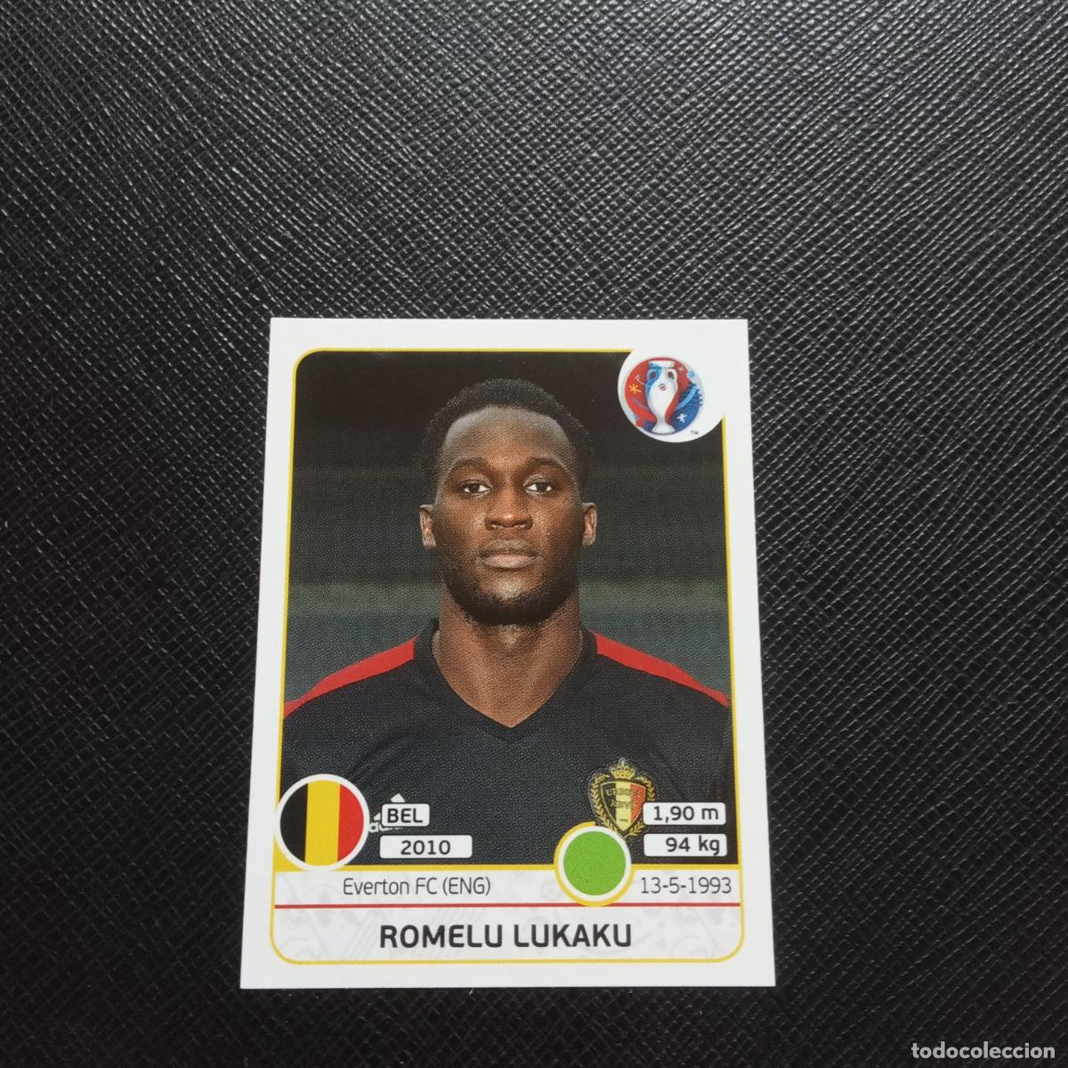 Cromos de F&uacute;tbol: 484 LUKAKU BELGICA PANINI EURO EUROCOPA FRANCIA 2016 CROMO FUTBOL 16 - SIN PEGAR - X2