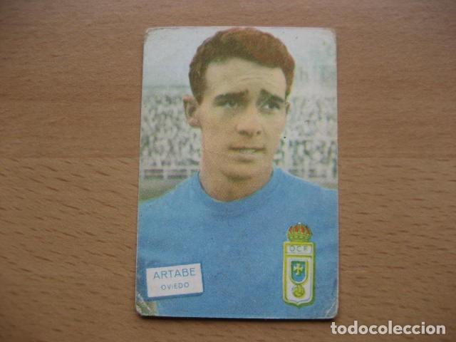 Fu&szlig;ball-Sticker: CROMO F&Uacute;TBOL: ARTABE - REAL OVIEDO - CAMPEONATO DE LIGA 1961/62 - FHER - DISGRA