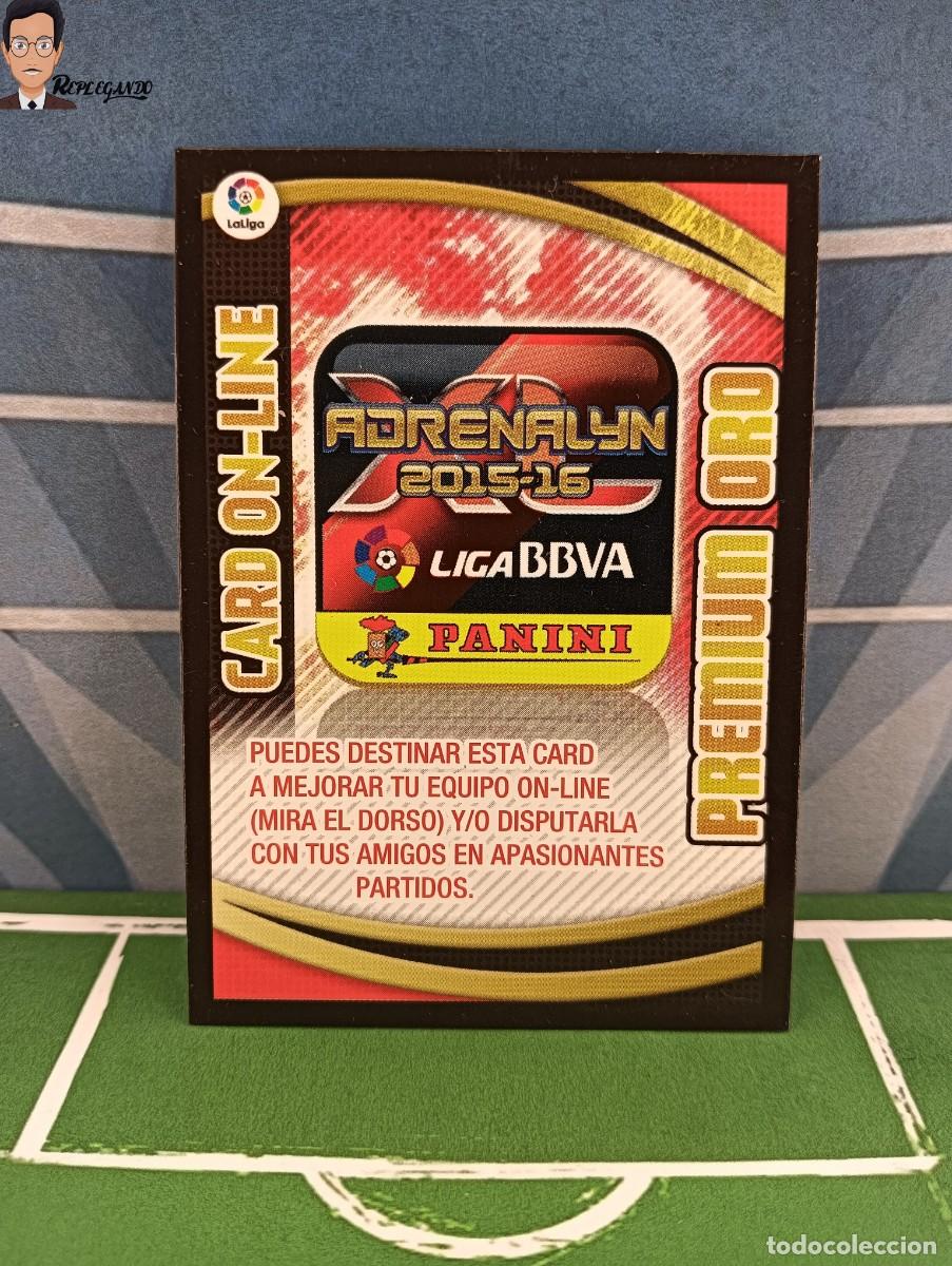 Fu&szlig;ball-Sticker: CARD ONLINE (PREMIUM ORO) EDICI&Oacute;N ESPECIAL LIMITADA - CROMO 15 16 LIGA ADRENALYN 2015 2016 ON LINE